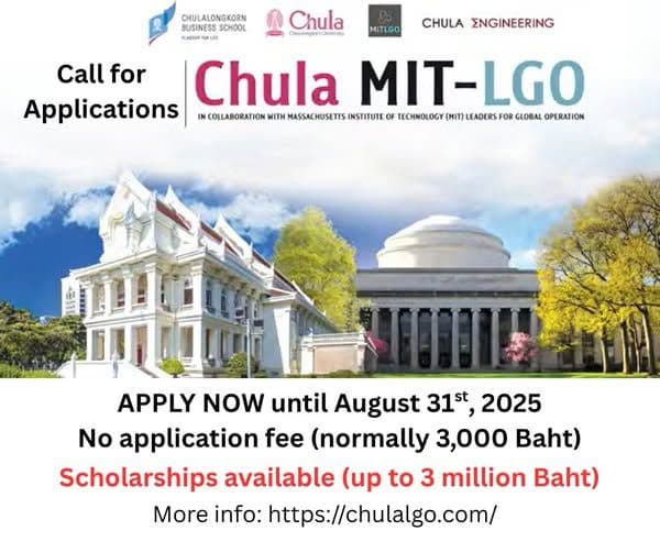 the Chula LGO Program — Thailand’s FIRST dual degree between Engineering and Business School at Chulalongkorn University!