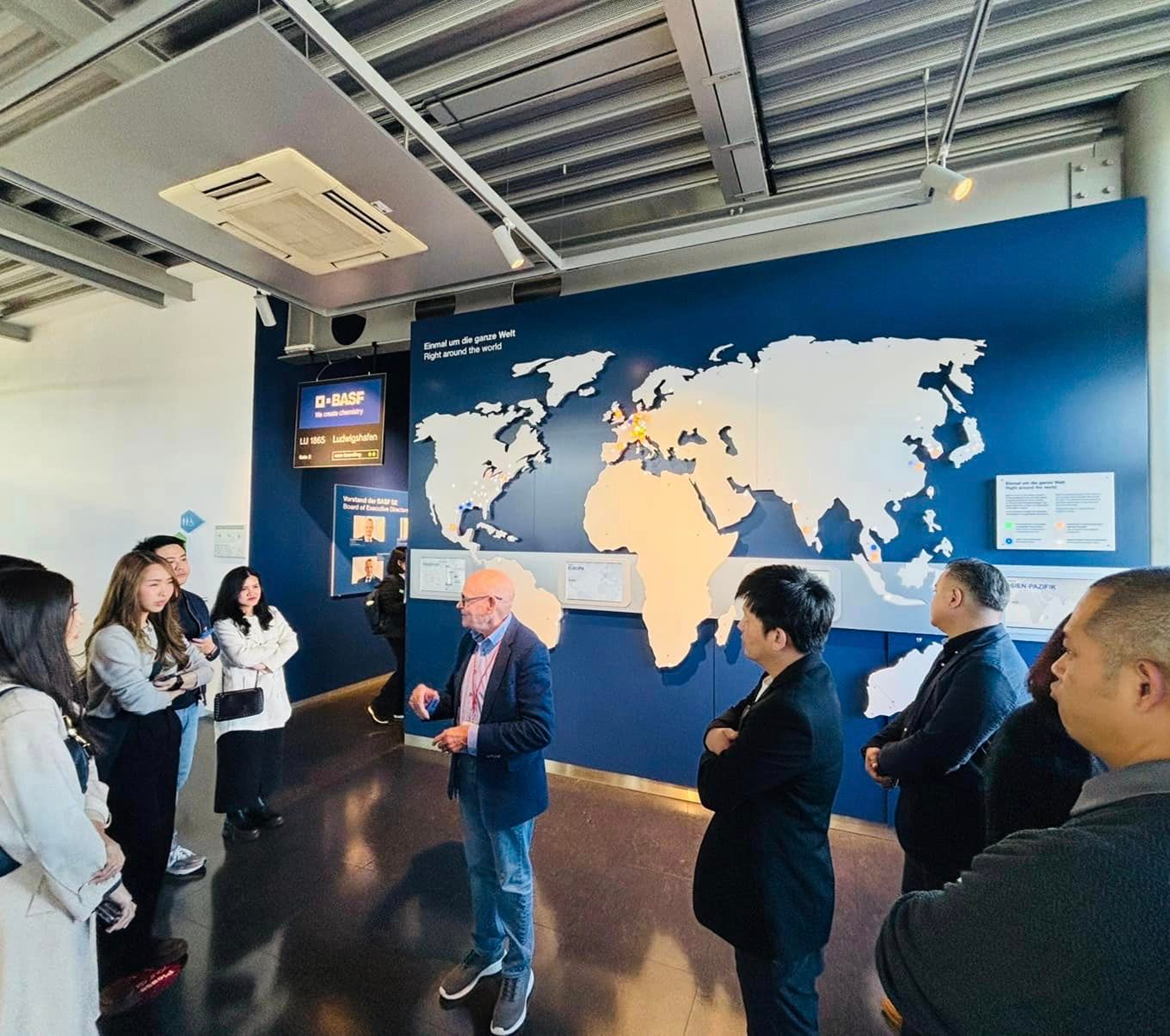 Faculty member teaching